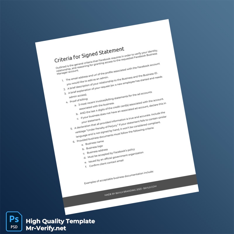 Editable Signed Statement Template in Word and PDF formats 3 page Editable Signed Statement Template in Word and PDF formats 3 page