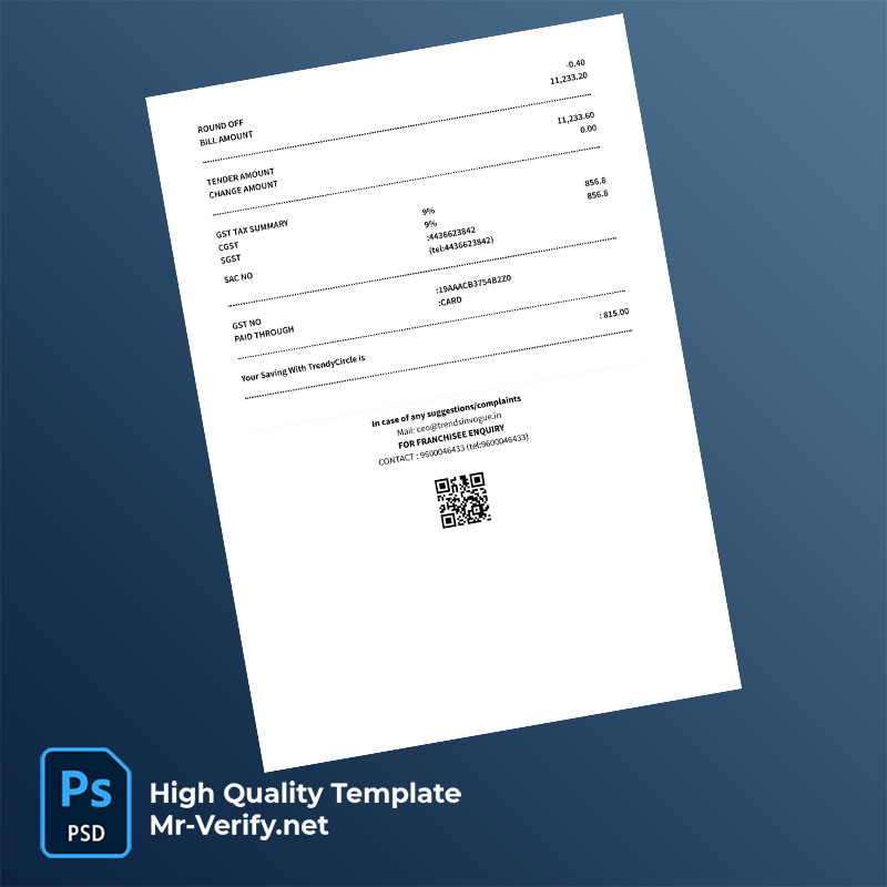 India CavinKare Pvt Ltd Editable Salon Bill Template in Word and PDF formats India CavinKare Pvt Ltd Editable Salon Bill Template in Word and PDF formats