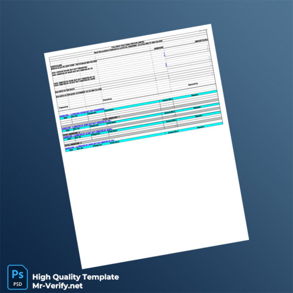 India Citi Bank Statement Template in Word and PDF formats 6 page