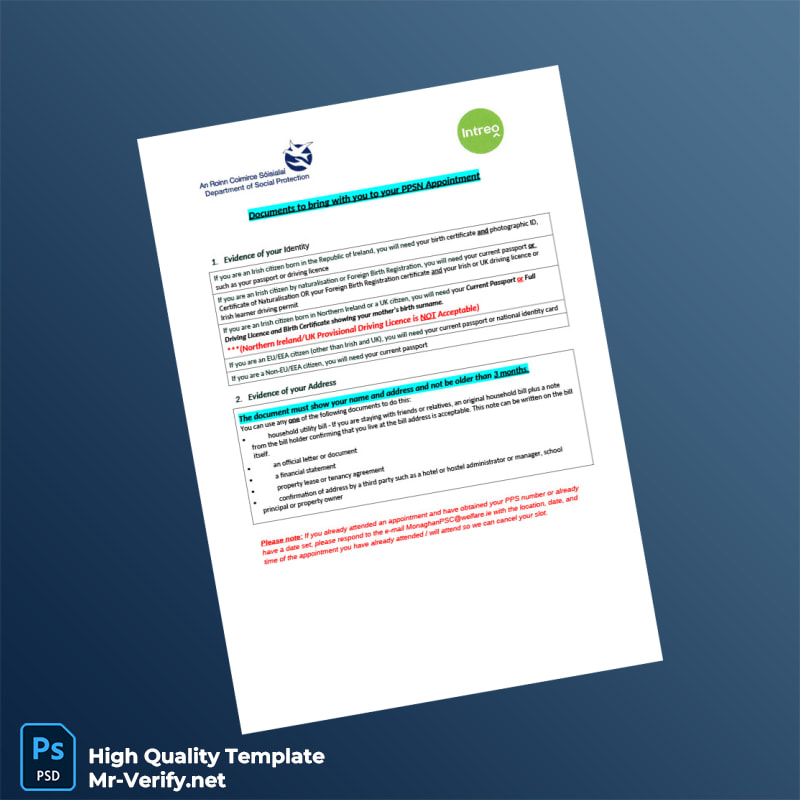 Ireland Editable Appointment Letter Template in Word and PDF formats 2 page Ireland Editable Appointment Letter Template in Word and PDF formats 2 page