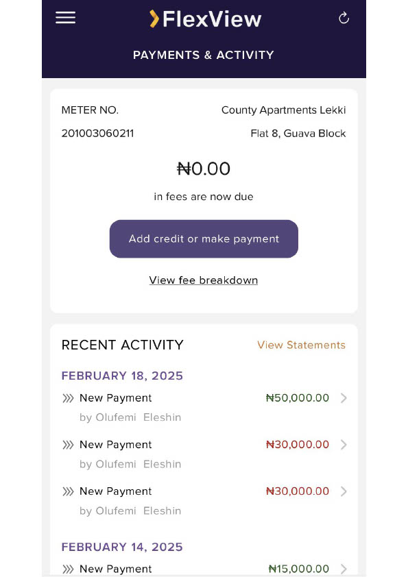 Nigeria Editable Utility Bill Template in Word and PDF formats 2 page