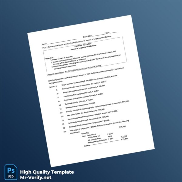 Philippines Editable Performance-Based Activity Template in Word and PDF formats