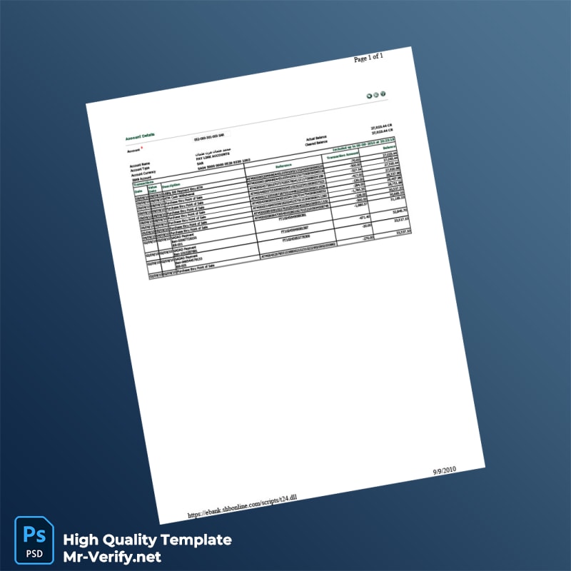 Saudi Arabia Editable Financial Transaction Template in Word and PDF formats Saudi Arabia Editable Financial Transaction Template in Word and PDF formats