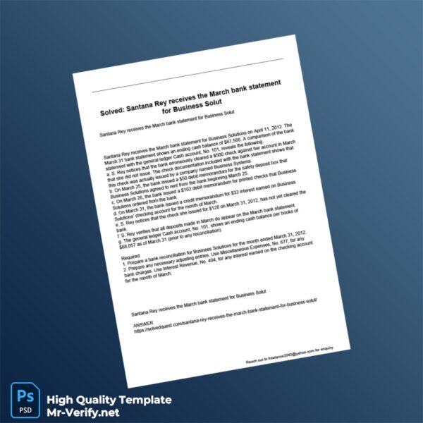 USA Document Not Found Template in Word and PDF formats