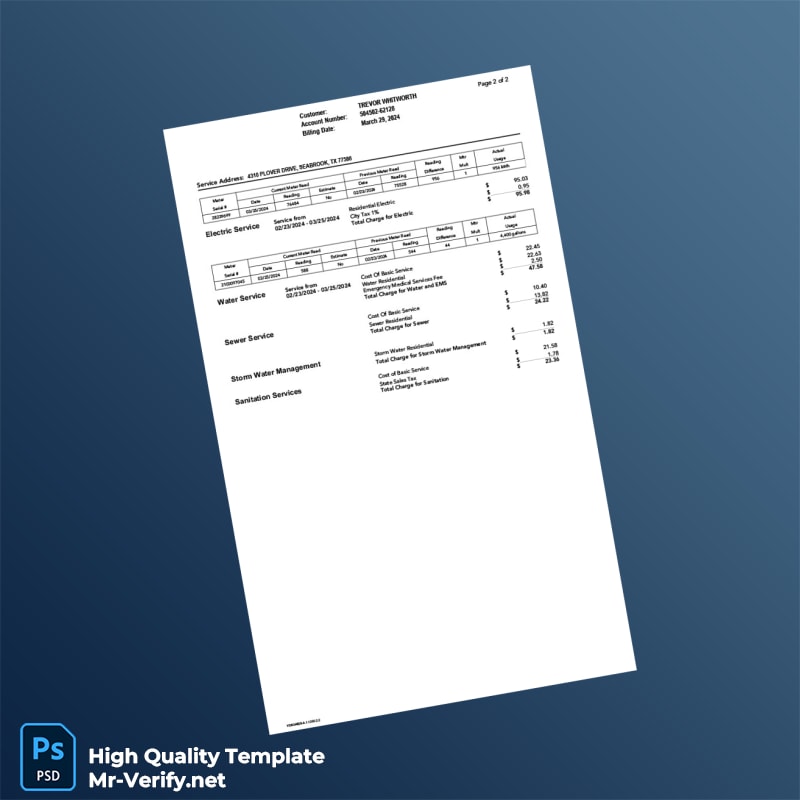 USA Garland Editable Electricity Bill Template in Word and PDF formats 2 page USA Garland Editable Electricity Bill Template in Word and PDF formats 2 page