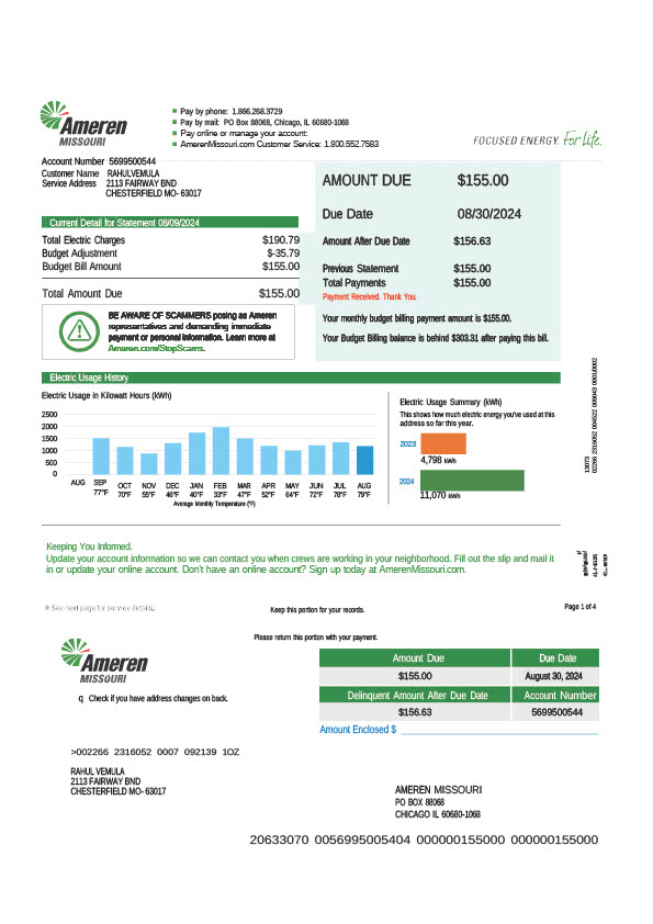 Utility Bill Missouri _ PDF _ Renewable Energy _ Sustainable Energy 4 page