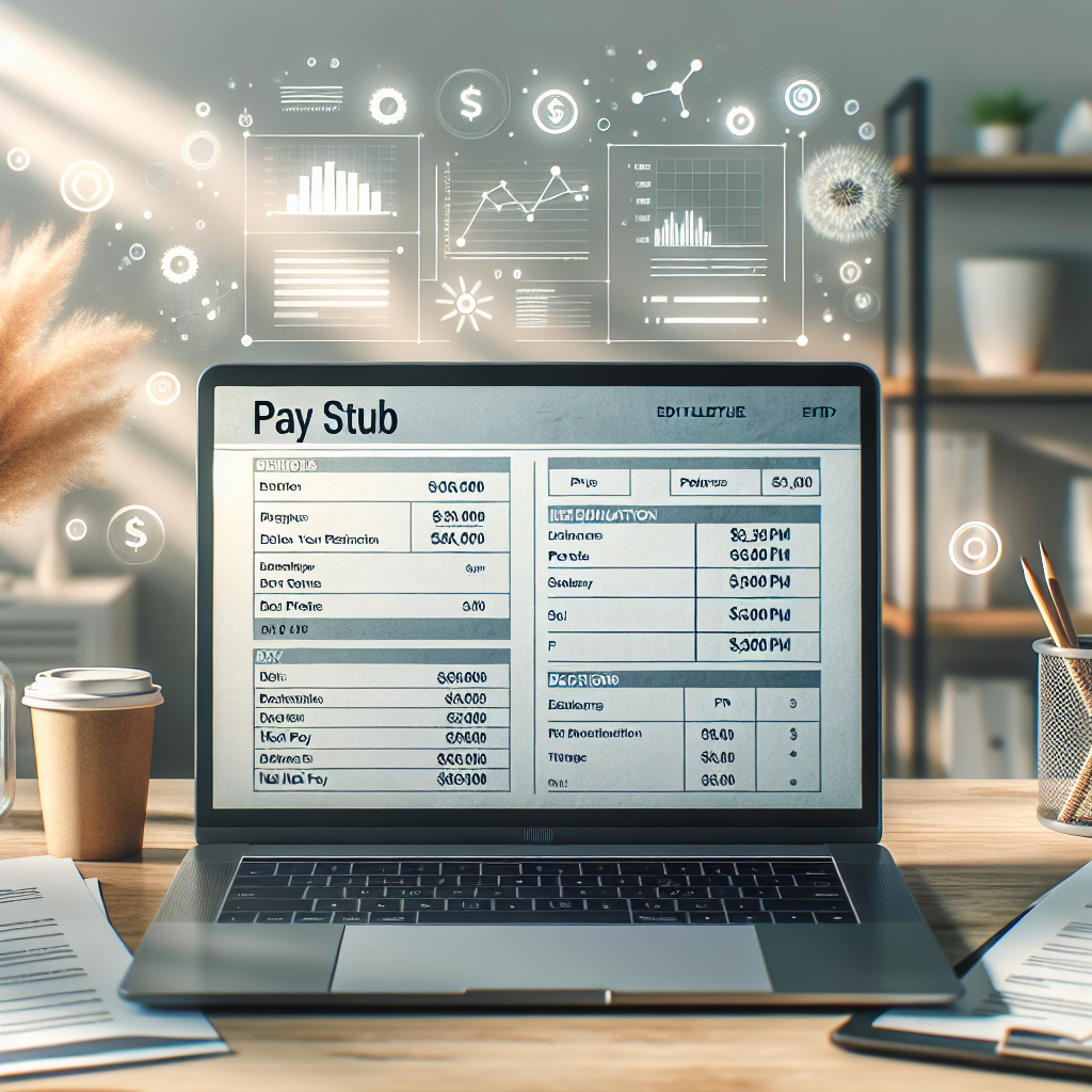editable pay stub templates printable customizable proof of income forms featured - Buy Verified Accounts
