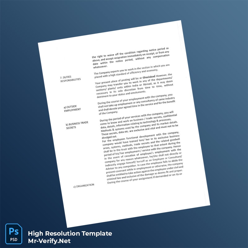 Editable Appointment Letter 2017 Employment Verification Letter Word and Pdf Template 5 page Editable Appointment Letter 2017 Employment Verification Letter Word and Pdf Template 5 page