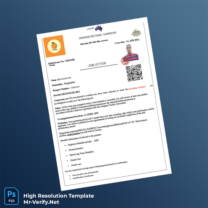 Editable Australia PGL Group Employment Verification Letter Word and Pdf Template 3 page Editable Australia PGL Group Employment Verification Letter Word and Pdf Template 3 page