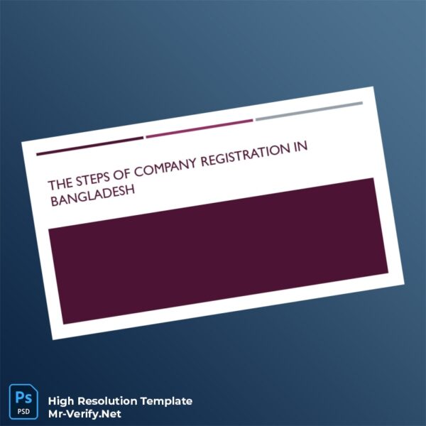 Editable Bangladesh Registrar of Joint Stock Companies Company Registration Certificate Word and Pdf Template 7 page Editable Bangladesh Registrar of Joint Stock Companies Company Registration Certificate Word and Pdf Template 7 page