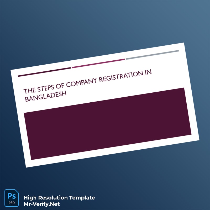 Editable Bangladesh Registrar of Joint Stock Companies Company Registration Certificate Word and Pdf Template 7 page Editable Bangladesh Registrar of Joint Stock Companies Company Registration Certificate Word and Pdf Template 7 page