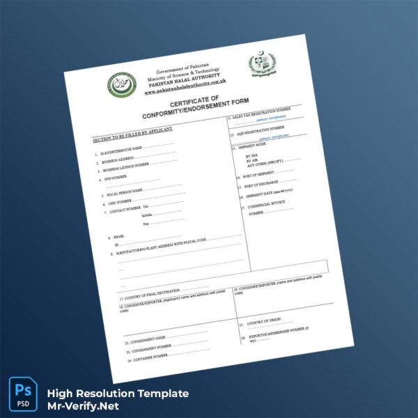 Editable Certificate of Conformity Registration Certificate Word and Pdf Template 3 page Editable Certificate of Conformity Registration Certificate Word and Pdf Template 3 page