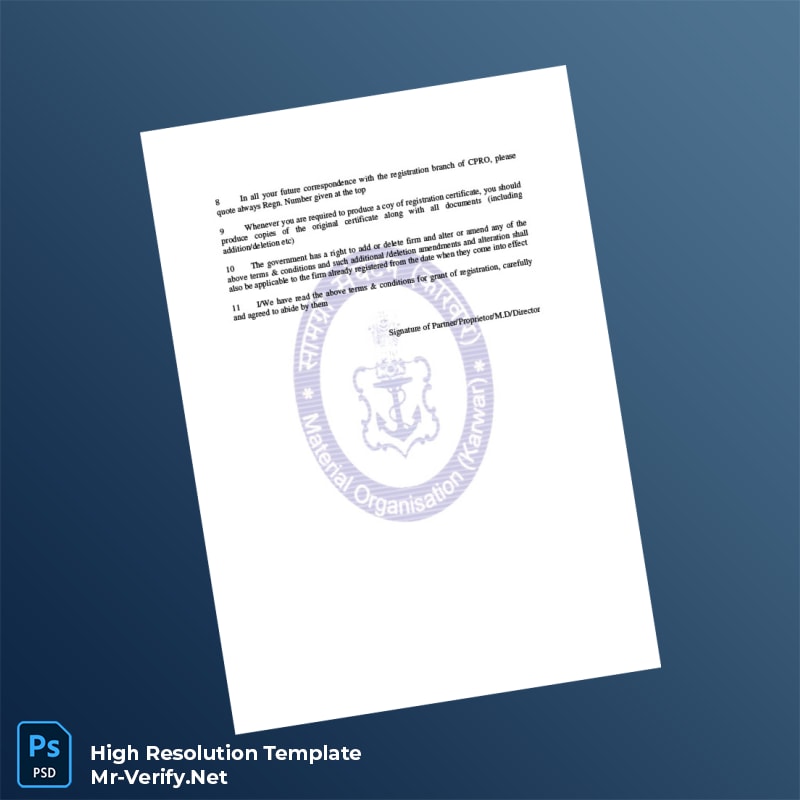 Editable Country Controller of Procurement Vendor Registration Form Word and Pdf Template 7 page Editable Country Controller of Procurement Vendor Registration Form Word and Pdf Template 7 page