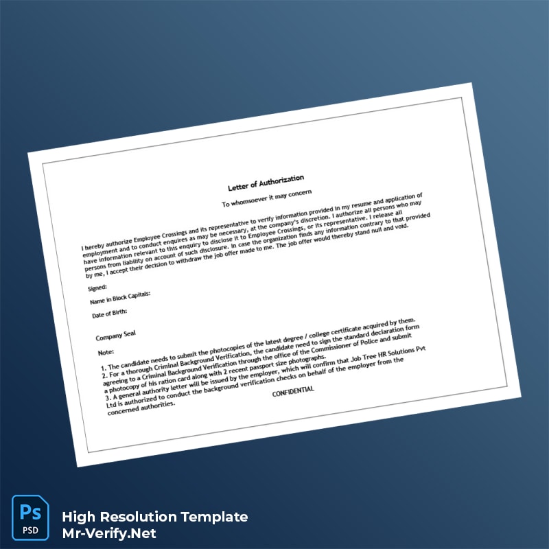 Editable Employee Crossings Employment Verification Letter Word and Pdf Template 4 page Editable Employee Crossings Employment Verification Letter Word and Pdf Template 4 page