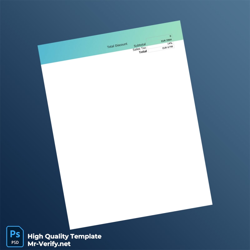 Finland Goodfood Ltd Invoice Template in Word and PDF formats 2 page Finland Goodfood Ltd Invoice Template in Word and PDF formats 2 page