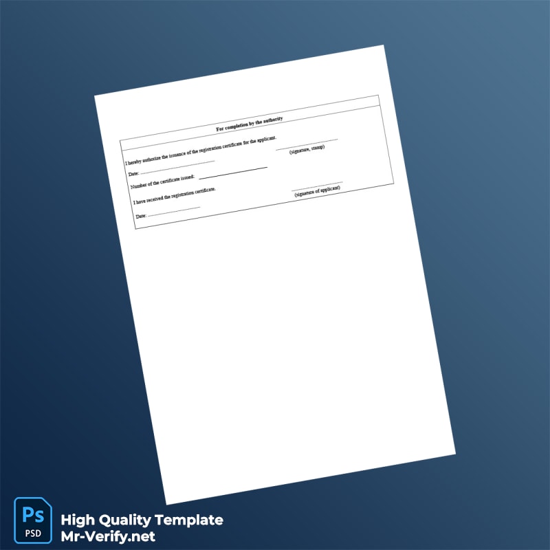 Hungary Ministry of Interior Editable Registration Certificate Template in Word and PDF formats 3 page Hungary Ministry of Interior Editable Registration Certificate Template in Word and PDF formats 3 page