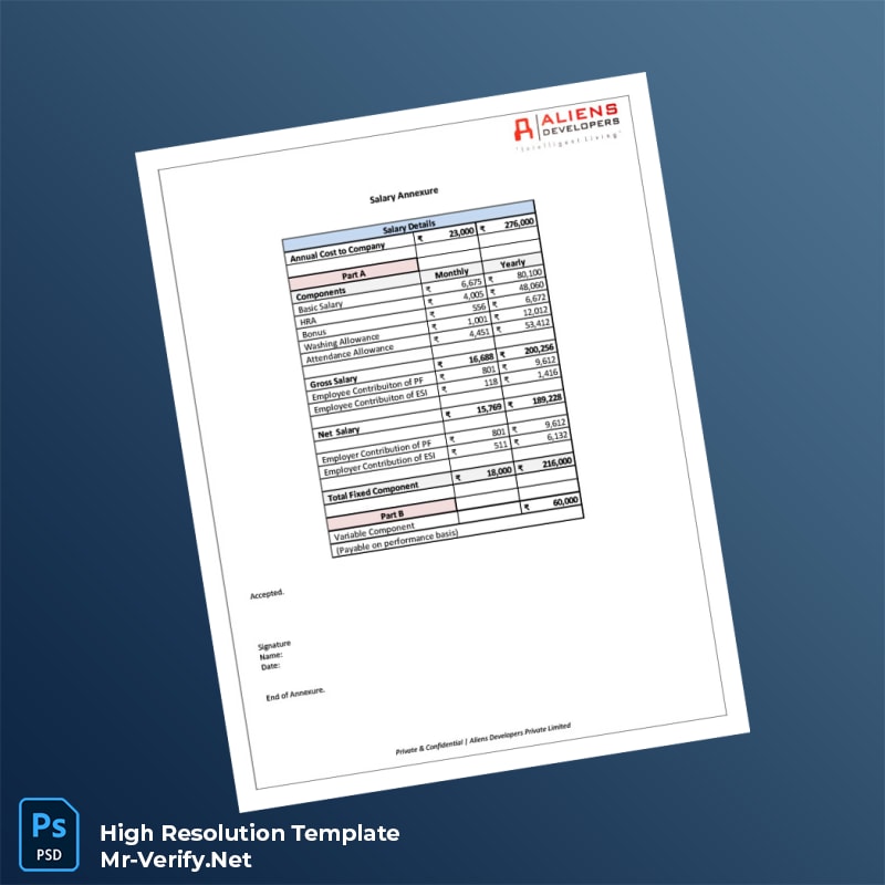 Editable India Aliens Developers Private Limited Employment Verification Letter Word and Pdf Template 3 page Editable India Aliens Developers Private Limited Employment Verification Letter Word and Pdf Template 3 page