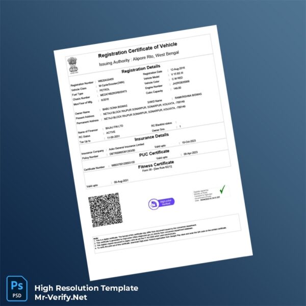 Buy Verified Accounts India20Alipore20Rto20West20Bengal20Registration20Certificate20Template20in20Word20and20PDF20formats 600x600 - Buy Verified Accounts