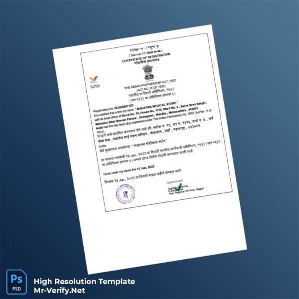 Buy Verified Accounts India20Assistant20Registrar20of20Firms20Registration20Certificate20Template20in20Word20and20PDF20formats 600x600 - Buy Verified Accounts