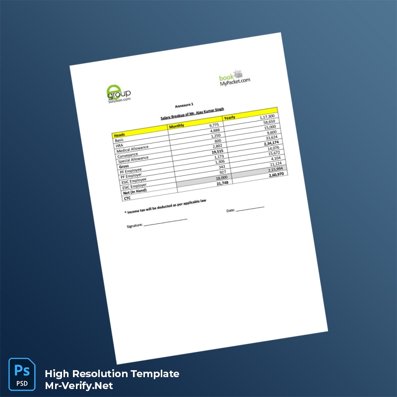 Editable India BMP eGroup Solution Pvt Ltd Employment Verification Letter Word and Pdf Template 3 page Editable India BMP eGroup Solution Pvt Ltd Employment Verification Letter Word and Pdf Template 3 page