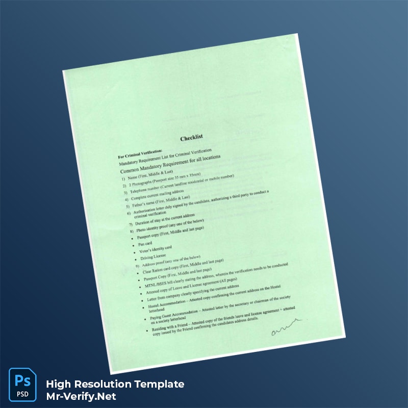 Editable India Background Verification Employment Verification Letter Word and Pdf Template 5 page Editable India Background Verification Employment Verification Letter Word and Pdf Template 5 page