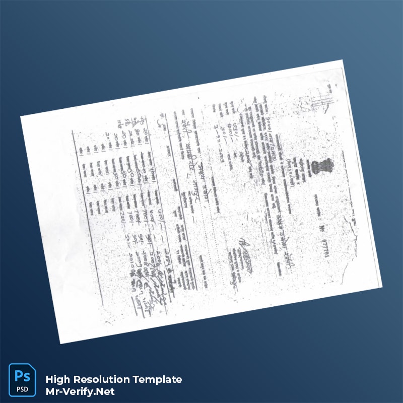 India Bombay Shops Registration Certificate Word and Pdf Template 2 page India Bombay Shops Registration Certificate Word and Pdf Template 2 page