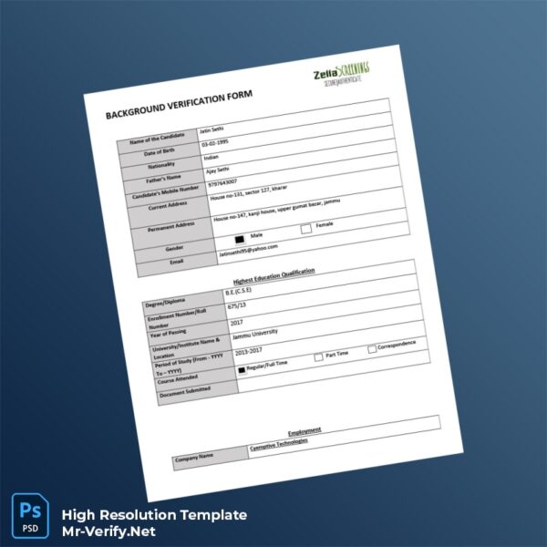 Editable India Cyemptive Technologies Employment Verification Letter Word and Pdf Template 3 page Editable India Cyemptive Technologies Employment Verification Letter Word and Pdf Template 3 page