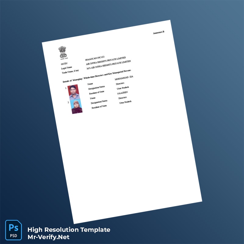 India Editable Business Registration Certificate Word and Pdf Template 3 page India Editable Business Registration Certificate Word and Pdf Template 3 page