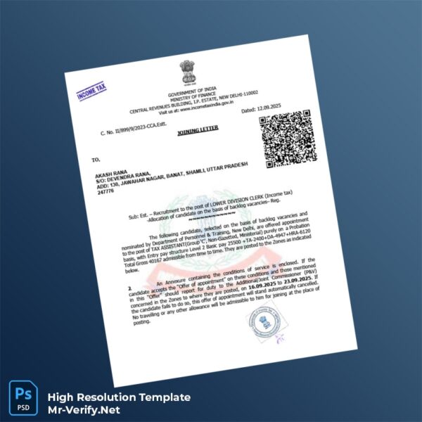 Editable India Government of India Employment Verification Letter Word and Pdf Template 5 page Editable India Government of India Employment Verification Letter Word and Pdf Template 5 page