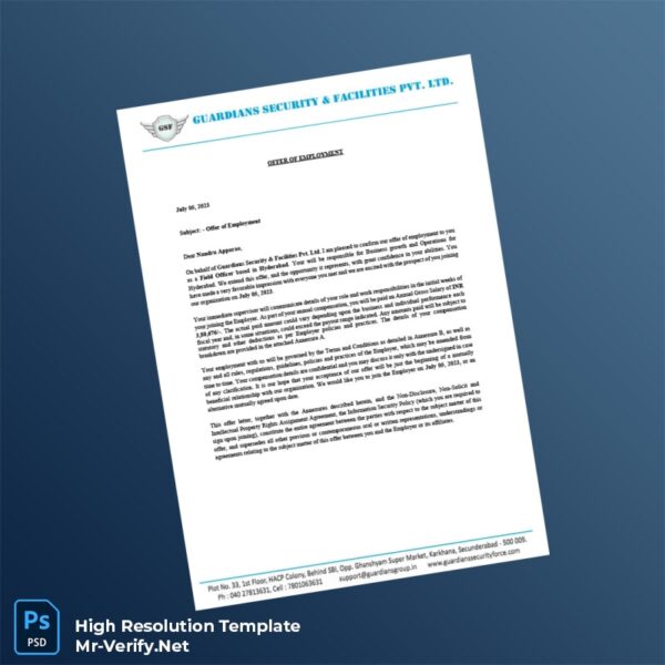India20Guardians20Security20Facilities20Pvt20Ltd20Employment20Verification20Letter20Template20in20Word20and20PDF20formats 600x600 - Buy Verified Accounts