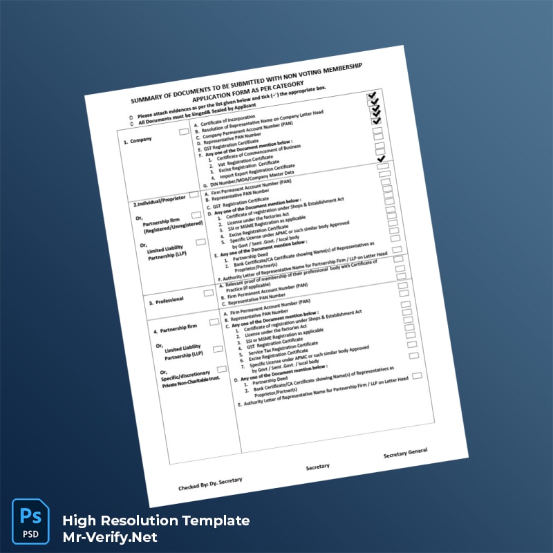 Editable India Gujarat Chamber of Commerce and Industry Business Registration Certificate Word and Pdf Template 2 page Editable India Gujarat Chamber of Commerce and Industry Business Registration Certificate Word and Pdf Template 2 page