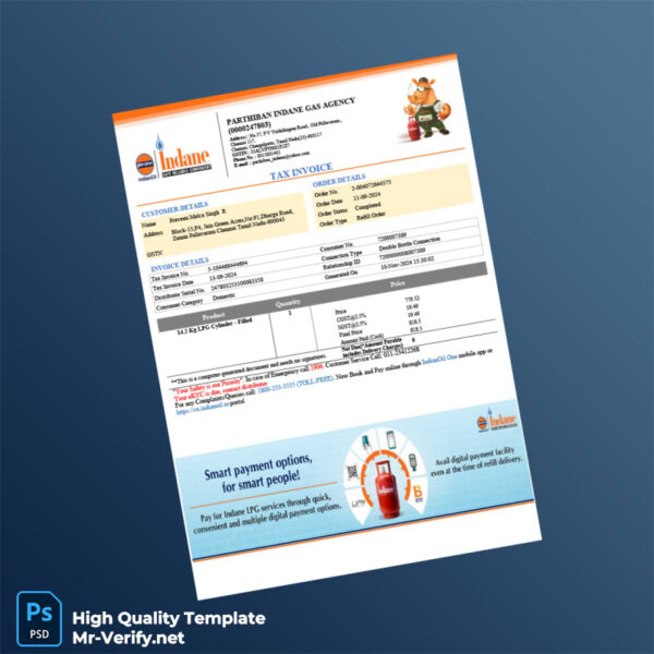 India IndianOil Invoice Template in Word and PDF formats 2 page India IndianOil Invoice Template in Word and PDF formats 2 page