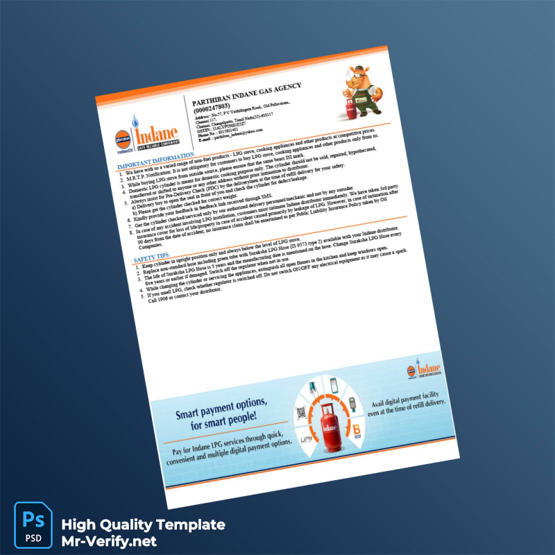 India IndianOil Invoice Template in Word and PDF formats 2 page India IndianOil Invoice Template in Word and PDF formats 2 page