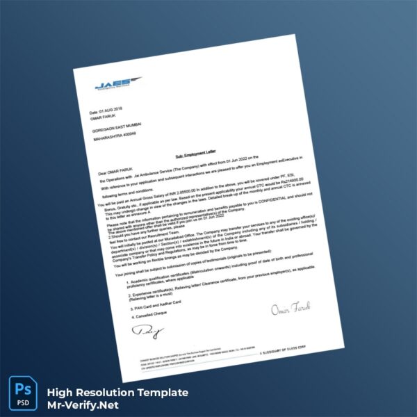 India20Jai20Ambulance20Service20Employment20Verification20Letter20Template20in20Word20and20PDF20formats 600x600 - Buy Verified Accounts