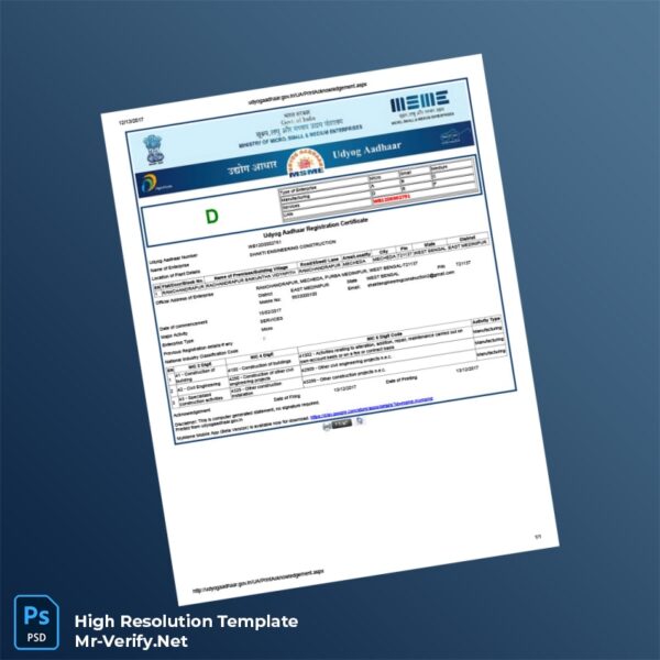 Buy Verified Accounts India20MSME20Udyog20Aadhaar20Registration20Certificate20Template20in20Word20and20PDF20formats 600x600 - Buy Verified Accounts