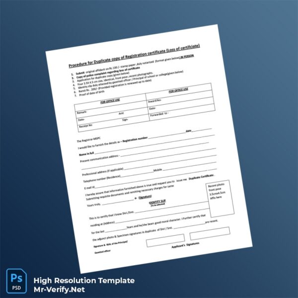 Buy Verified Accounts India20Maharashtra20State20Pharmacy20Council20Duplicate20Registration20Certificate20Template20in20Word20and20PDF20formats 600x600 - Buy Verified Accounts