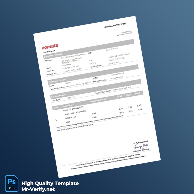 India Meghana Foods Invoice Template in Word and PDF formats 2 page India Meghana Foods Invoice Template in Word and PDF formats 2 page