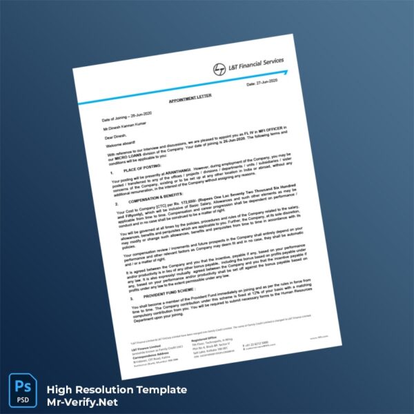 Editable India Micro Loans Employment Verification Letter Word and Pdf Template 7 page Editable India Micro Loans Employment Verification Letter Word and Pdf Template 7 page