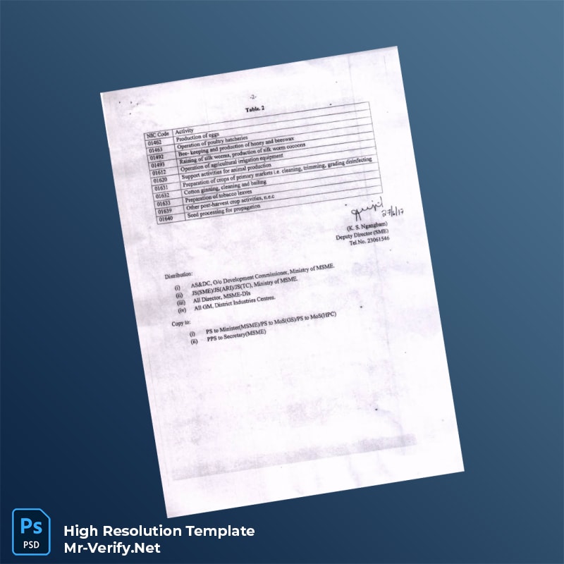 Editable India Ministry of Micro Small and Medium Enterprises Office Memorandum Word and Pdf Template 3 page Editable India Ministry of Micro Small and Medium Enterprises Office Memorandum Word and Pdf Template 3 page