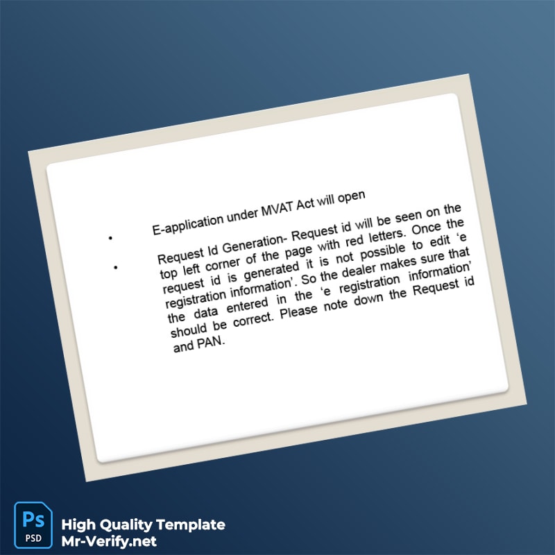 India Tax Authority Editable VAT Registration Certificate Template in Word and PDF formats 7 page India Tax Authority Editable VAT Registration Certificate Template in Word and PDF formats 7 page