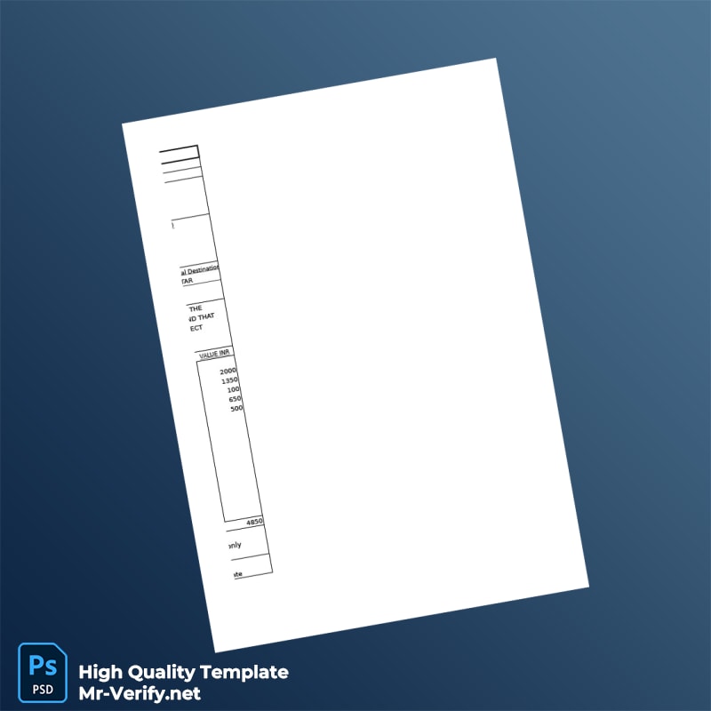 India United Restaurants Company Proforma Invoice Template in Word and PDF formats 6 page India United Restaurants Company Proforma Invoice Template in Word and PDF formats 6 page