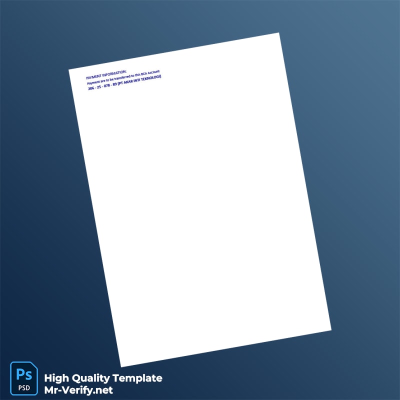 Indonesia PT Akar Inti Teknologi Invoice Template in Word and PDF formats 7 page Indonesia PT Akar Inti Teknologi Invoice Template in Word and PDF formats 7 page