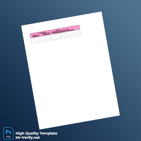 Invoice Template Guide Template in Word and PDF formats 6 page