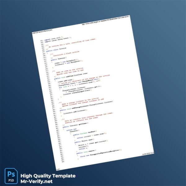 Invoice Template in Word and PDF formats 2 page Invoice Template in Word and PDF formats 2 page