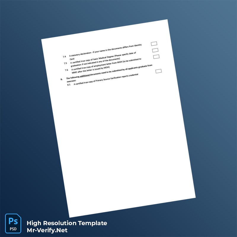 Editable Malaysia Malaysian Medical Council Provisional Registration Guidelines and Application Form Word and Pdf Template 5 page Editable Malaysia Malaysian Medical Council Provisional Registration Guidelines and Application Form Word and Pdf Template 5 page