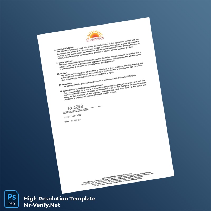 Editable Malaysia Universiti Telekom Sdn Bhd Employment Verification Letter Word and Pdf Template 6 page Editable Malaysia Universiti Telekom Sdn Bhd Employment Verification Letter Word and Pdf Template 6 page