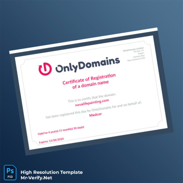 Buy Verified Accounts New20Zealand20OnlyDomains20Domain20Registration20Certificate20Template20in20Word20and20PDF20formats 600x600 - Buy Verified Accounts