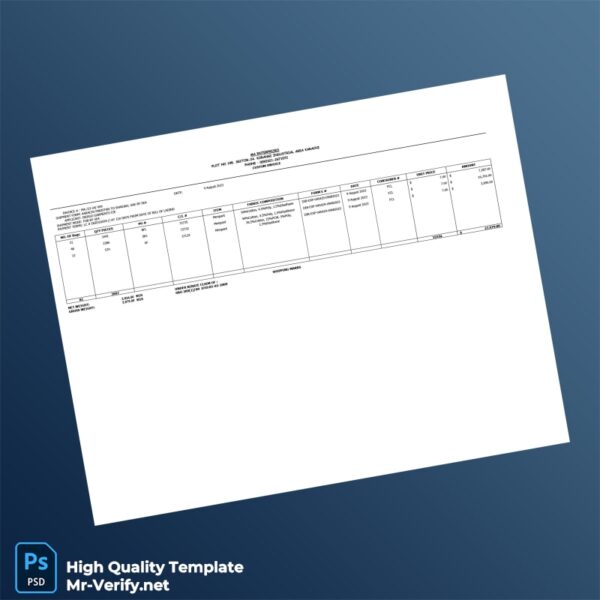 Pakistan MA Enterprises Invoice Template in Word and PDF formats Pakistan MA Enterprises Invoice Template in Word and PDF formats