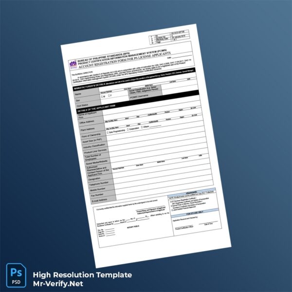 Philippines20Bureau20of20Philippine20Standards20Account20Registration20Form20for20PS20Applicants20Template20in20Word20and20PDF20formats 600x600 - Buy Verified Accounts