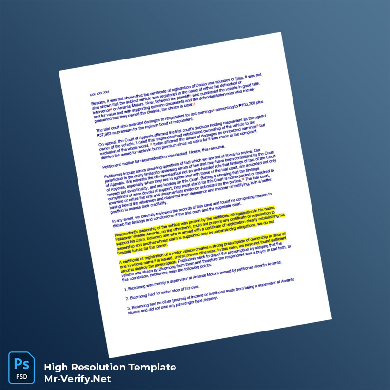 Philippines Supreme Court Certificate of Registration Word and Pdf Template 7 page Philippines Supreme Court Certificate of Registration Word and Pdf Template 7 page